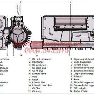 Bơm hút chân không Busch 160D
