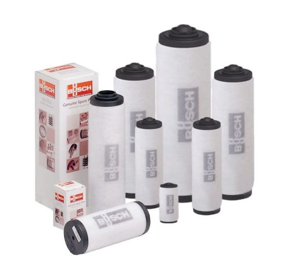 Lý do nên sử dụng lọc tách dầu bơm chân không chính hãng Busch, Becker, Wonchang