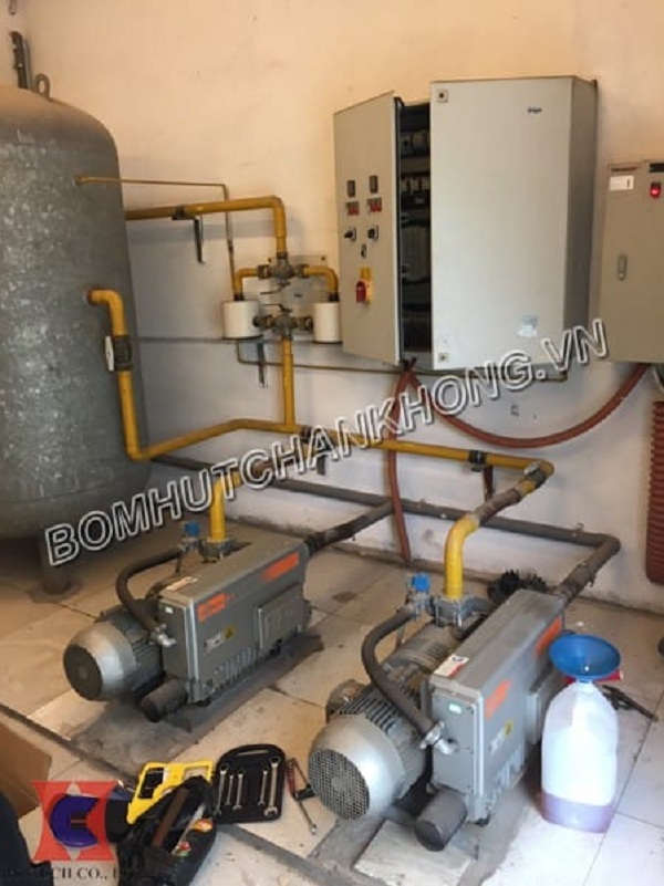 Bảo dưỡng hệ thống bơm hút chân không Busch tại bệnh viện Đa khoa Quốc tế Vinmec