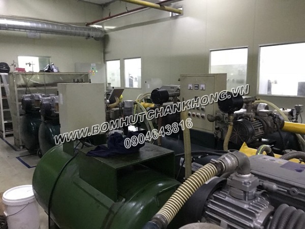 Dự án bảo dưỡng hệ thống bơm chân không vòng dầu WonChang tại nhà máy Mobase