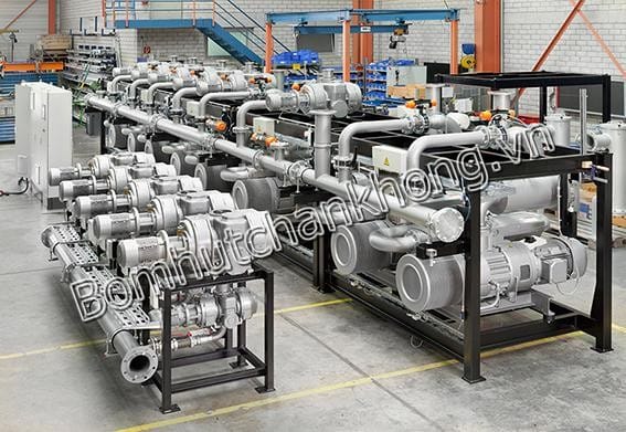 Bơm hút chân không công nghiệp dùng làm gì?