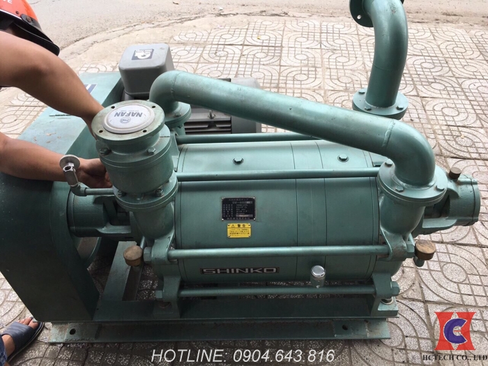 Bơm chân không vòng nước Shinko Seiki Nhật bãi tại HCTECH