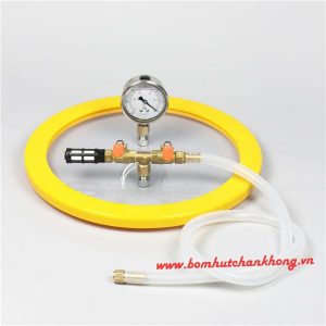 Ống hút silicon kết nối nồi và bơm hút chân không