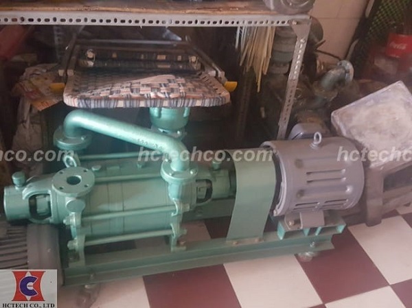 bom hut chan khong vong nuoc cu