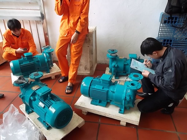 Bơm hút chân không vòng nước 1 cấp hãng EVP - China