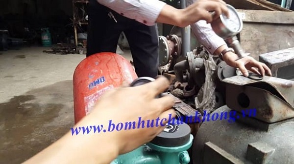 Cách sửa bơm hút chân không không đạt áp