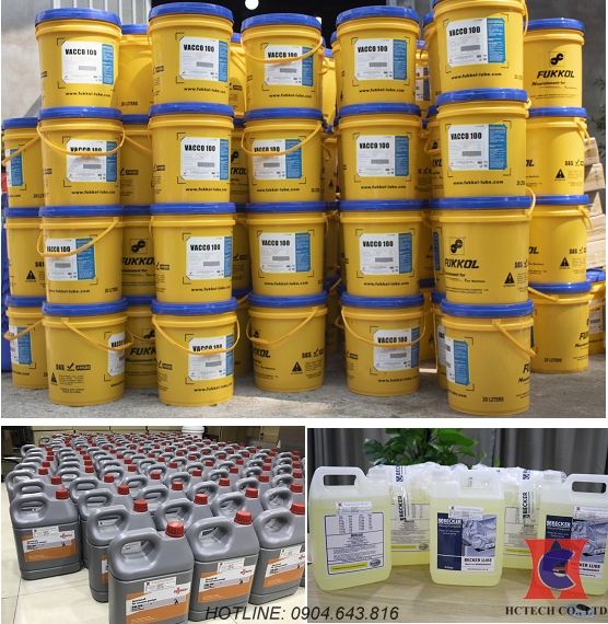 Dầu bơm hút chân không chính hãng tại công ty hctech