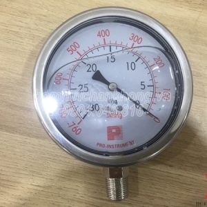 Đồng hồ đo áp suất chân không có dầu