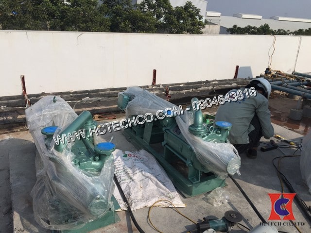 du an lap dat he thong bom chan khong vong nuoc tai nha may estec phu tho