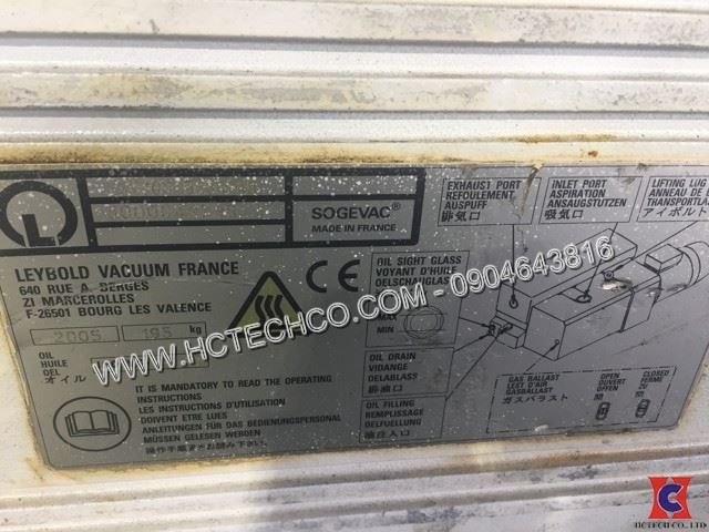 bao hanh bom chan khong vong dau sogevac tai nha may fcc