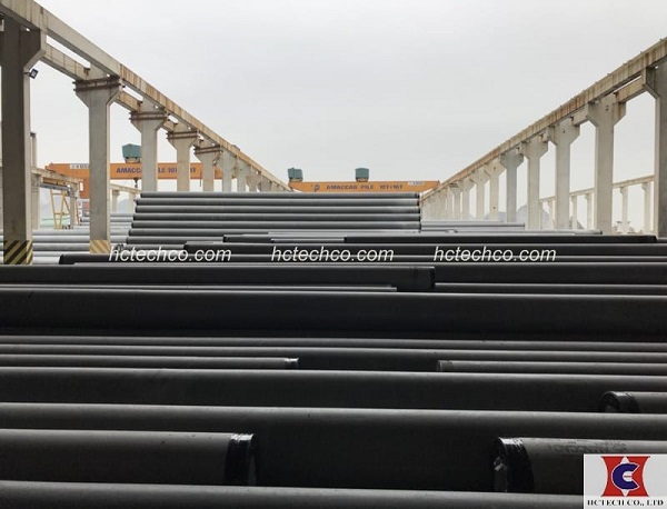 Hệ thống chân không trong vận chuyển cọc bê tông