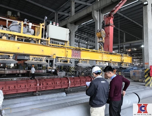Hệ thống chân không trong vận chuyển cọc bê tông