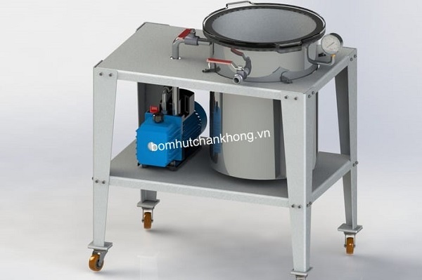 Khử khí bằng hệ thông bơm hút chân không