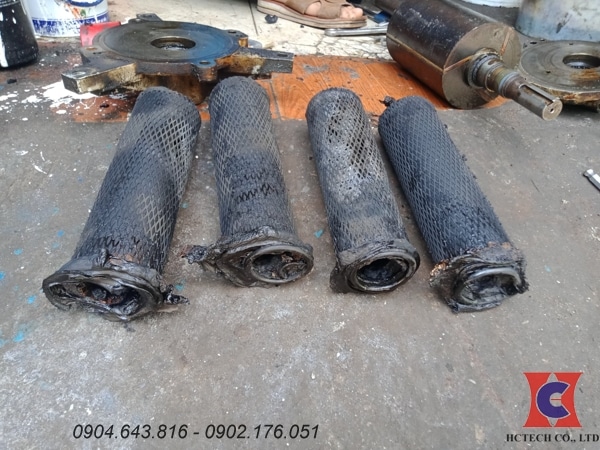 Lọc tách dầu chân không bị hư hỏng