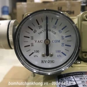 Đồng hồ đo áp suất của bơm chân không