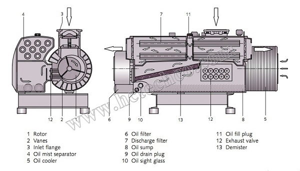 Bơm hút chân không Busch 1600B