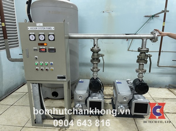 Nguyên lý vận hành hệ thống hút chân không vacuum