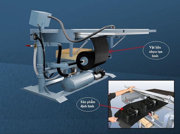 Quy trình định hình khay nhựa