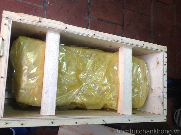 Bơm WooSung MVP 6 được đóng gói trong thùng gỗ