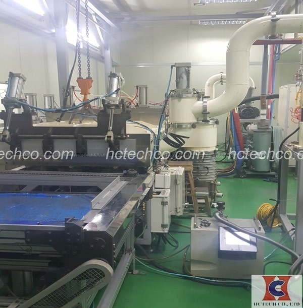 sua bom chan khong booster cua cong ty leeno vina bac ninh