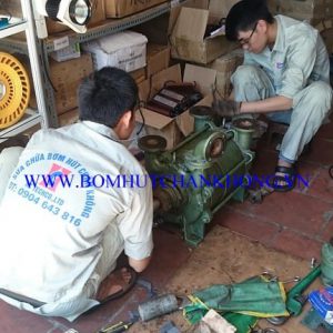 sua chua bom hut chan khong cac loai