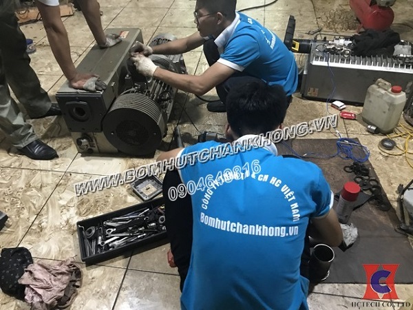 Dịch vụ sửa chữa bơm hút chân không vòng dầu tại Vĩnh Phúc uy tín chuyên nghiệp