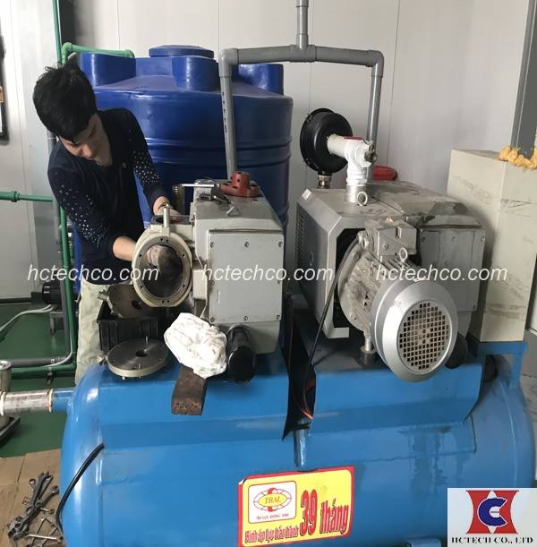 sua chua bom hut chan khong vong dau tai cong ty namuga phu tho