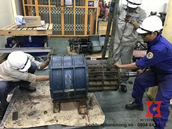 Dịch vụ sửa chữa máy bơm chân không vòng nước uy tín tại HCTECH