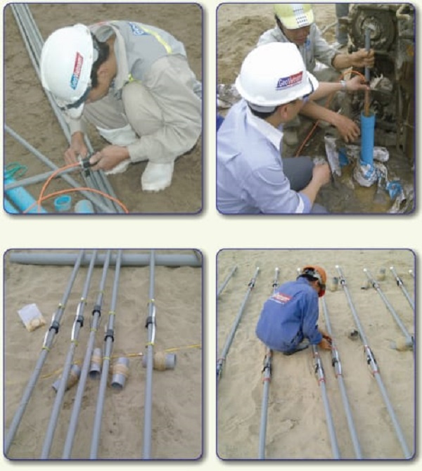 Quy trình xử lý đất nền yếu bằng chân không