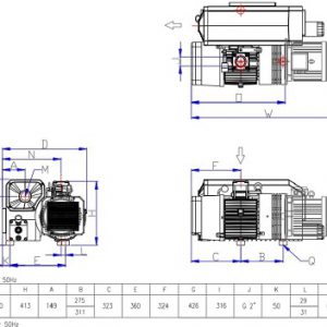 Bom hut chan khong Wonchang WOVP 600