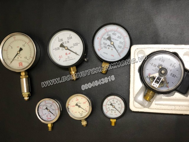 Các loại đồng hồ đo áp suất chân không tại HCTECH