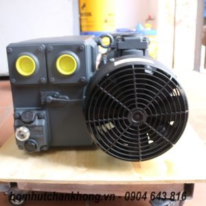 Hình ảnh cổng xả và buồng dầu của bơm