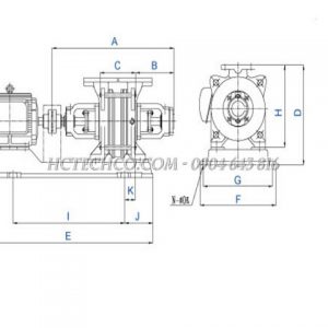 Bom hút chân không vòng nước sunny king SWH-2