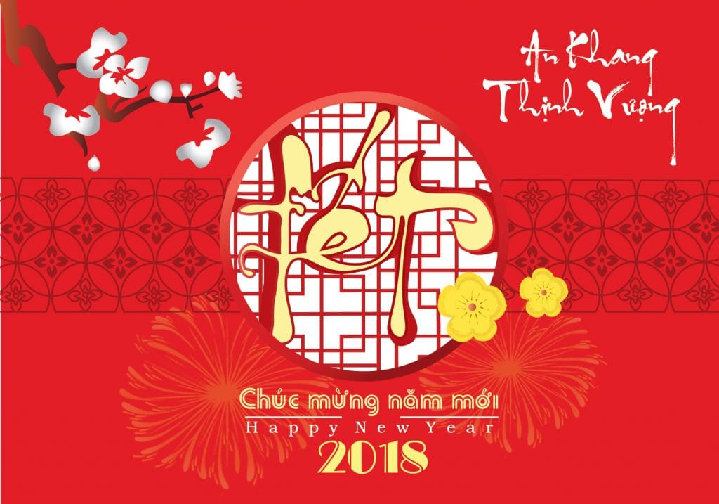 THƯ CHÚC TẾT QUÝ KHÁCH HÀNG 2018 VÀ THÔNG BÁO NGHỈ TẾT