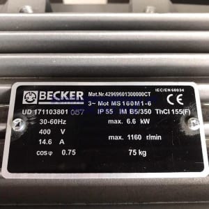 thong so ky thuat the hien tren tem dong co bom