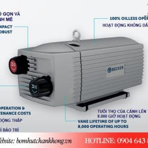 Ưu điểm của bơm chân không becker T4.40DV