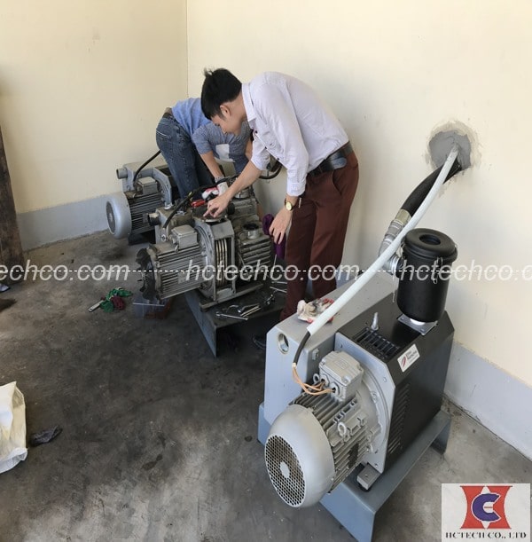 sua chua may bom hut chan khong tai hj vina