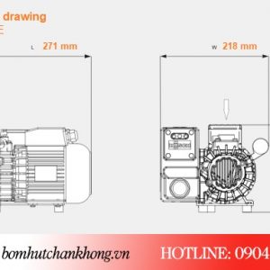 Bản vẽ kích thước model Busch R5 0010E