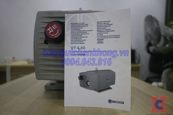 Review bơm hút chân không khô Becker VT4.40 nhập khẩu chính hãng từ Đức