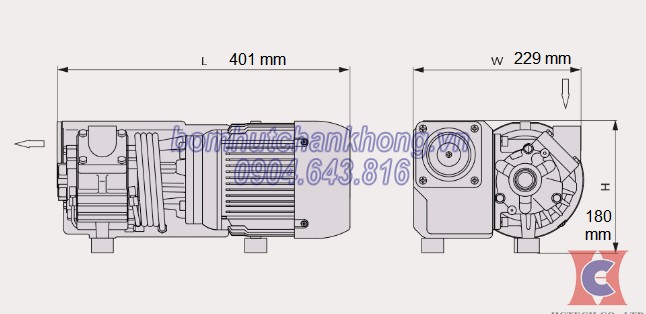 ban ve kich thuoc bom hut chan khong vong dau busch r5 rb 0021c