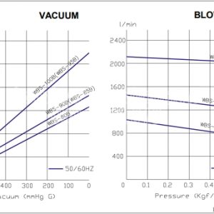 Đường tuyến tính hoạt động của bơm wonchang WBS100B