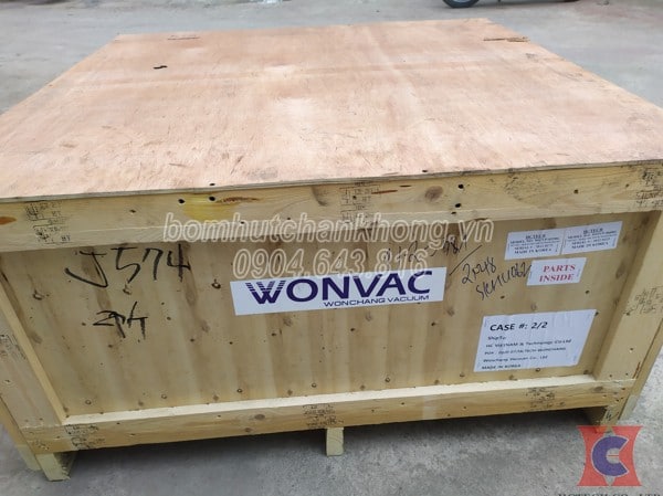 HCTECH nhập lô hàng bơm hút chân không vòng dầu Wonchang đầu năm 2021