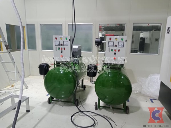 ky thuat hctech ban giao he thong bom chan khong wovp0200f tai cong ty mobase