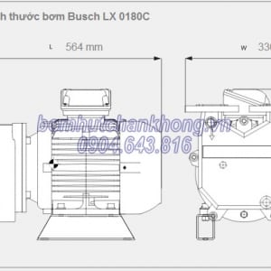 ban ve kich thuoc bom hut chan khong vong nuoc busch lx 0180c