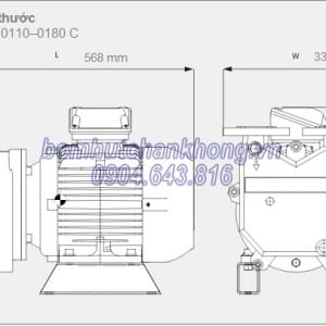 ban ve kich thuoc bom hut chan khong vong nuoc lx 0140c