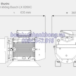 ban ve kich thuoc bom hut chan khong lx 0260c