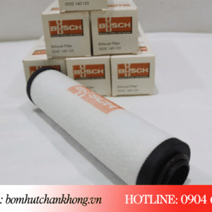 Đầu lọc tách Busch 0532 140 153 có trang bị van 1 chiều ở đầu lọc