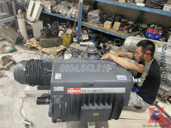 Dịch vụ sửa chữa bơm hút chân không Hải Phòng uy tín