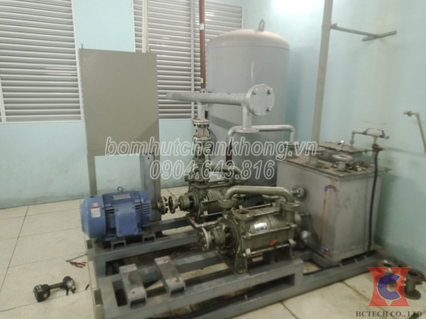 Hệ thống bơm hút chân không hiện tại của bệnh viện