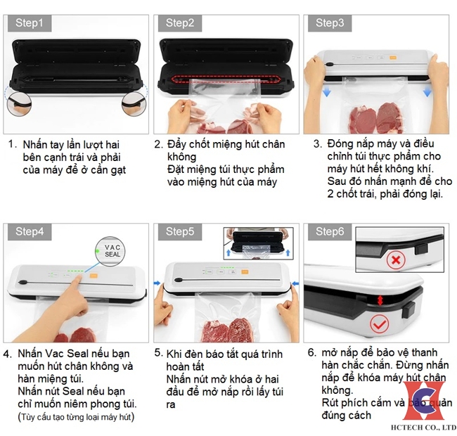 Cách Sử Dụng Máy Hút Chân Không Đơn Giản, Dễ Thực Hiện